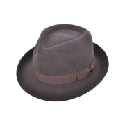 Brown Wool Crushable Trilby Hat | Classic & Travel-Ready