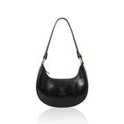Italian Genuine Leather Vegetable-Tanned Crescent Bag- Small