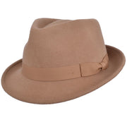 Camel Wool Crushable Trilby Hat | Packable & Timeless Style