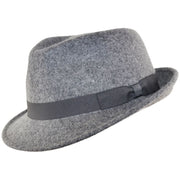 Mix Grey Wool Crushable Trilby Hat | Timeless Style & Travel-Ready