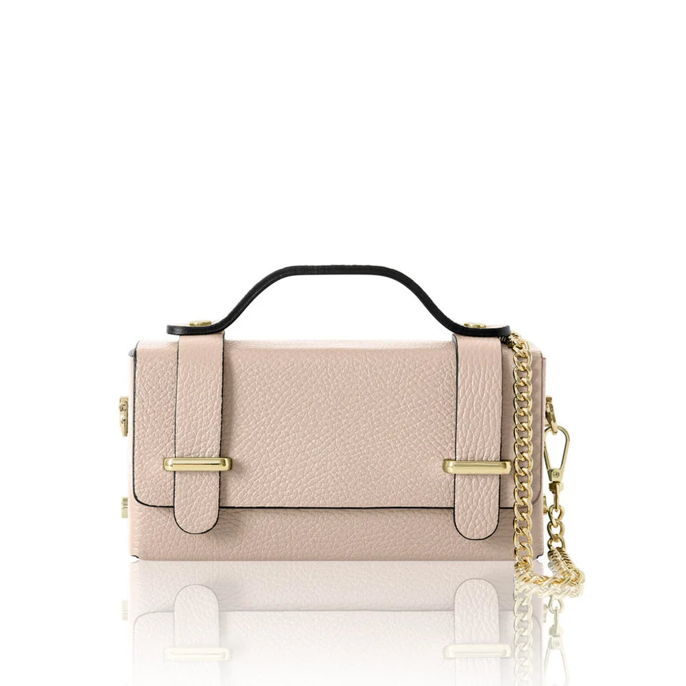 Italian Genuine Leather Mini Box Bag