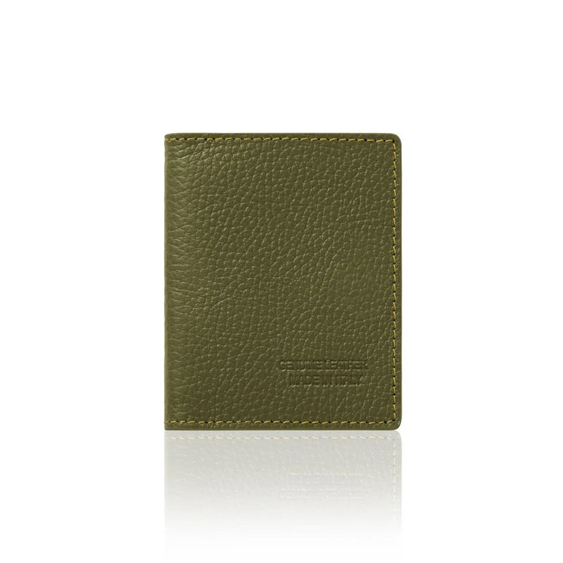 Italian Genuine Leather Bifold Cardholder