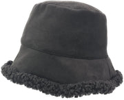 Reversible Faux Fur Bucket Hat – Warm & Stylish Winter Hat